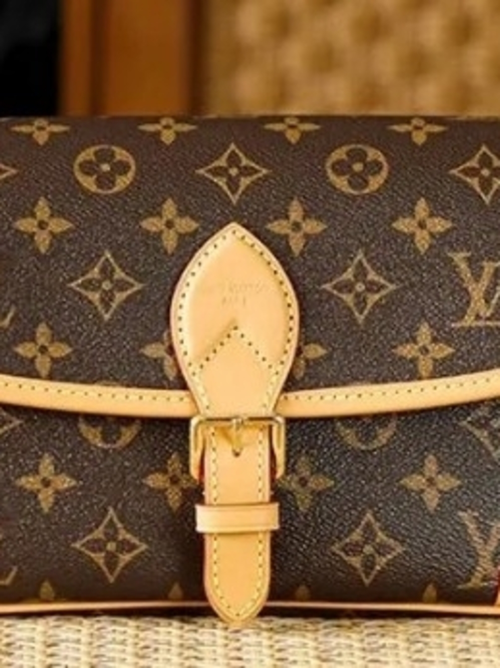 Louis Vuitton Monogram Canvas Clutch in Brown and Tan - Picture 4 of 6